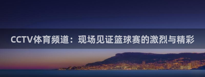 CCTV体育频道：现场见证篮球赛的激烈与精彩