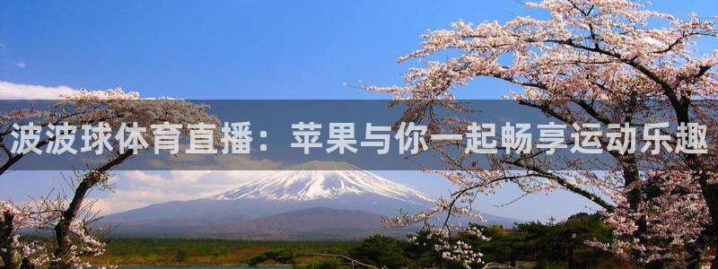 波波球体育直播：苹果与你一起畅享运动乐趣